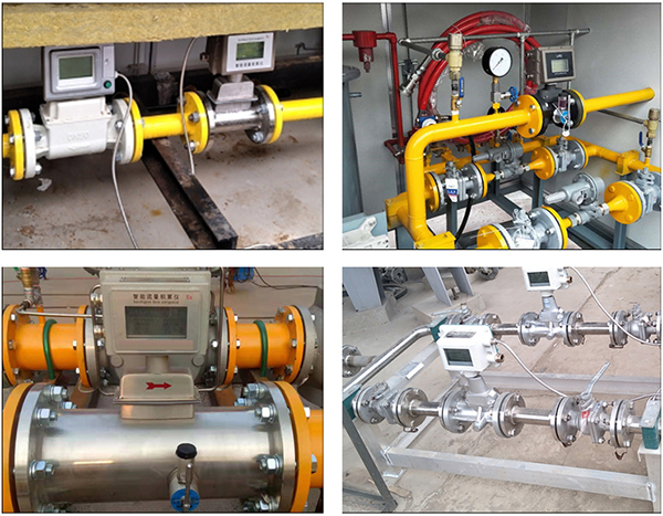 煤氣渦輪流量計(jì)現(xiàn)場(chǎng)安裝使用圖