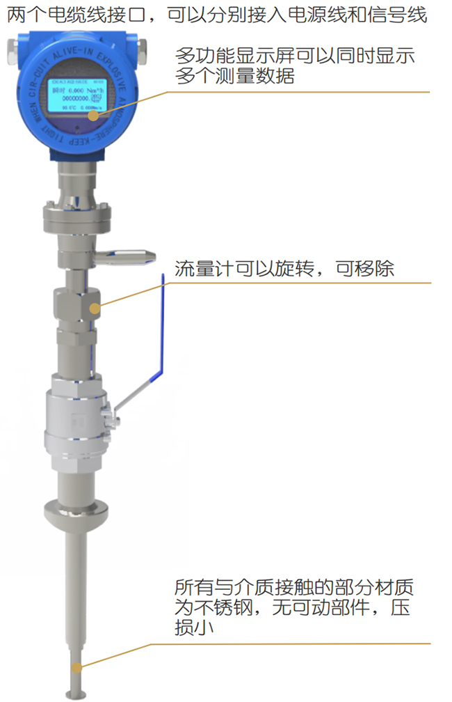 氫氣流量表結(jié)構(gòu)圖